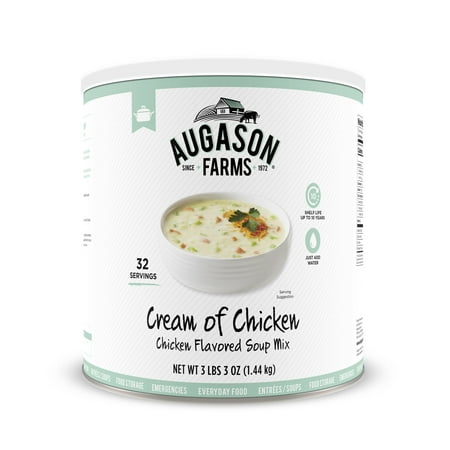 Augason Farms Emergency Food Cream of Chicken Soup Mix, 52 oz