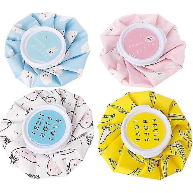 Hot Water Bottles, 450ml Small Round Hot Water Bottle Bag Winter Relaxing Heat Therapy Warmer-QJWL