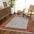 thumbnail image 4 of Copper Geometric Area Rugs for Living Room Washable Rugs Boho Moroccan Area Rug Soft Neutral Geometric Bohemian Carpet Distressed Indoor Rug for Bedroom Dining Room Office Foldable Nonslip Rug, 4 of 9