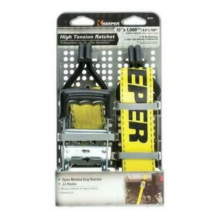 

Keeper 1.75 in. W x 15 ft. L Yellow Tie Down w/Ratchet 1666 lb.