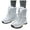 White, variant on Women's Winter Snow Boots Waterproof Insulated Mid Calf Booties Plush Lined Lace up Outdoor Ski Shoes
