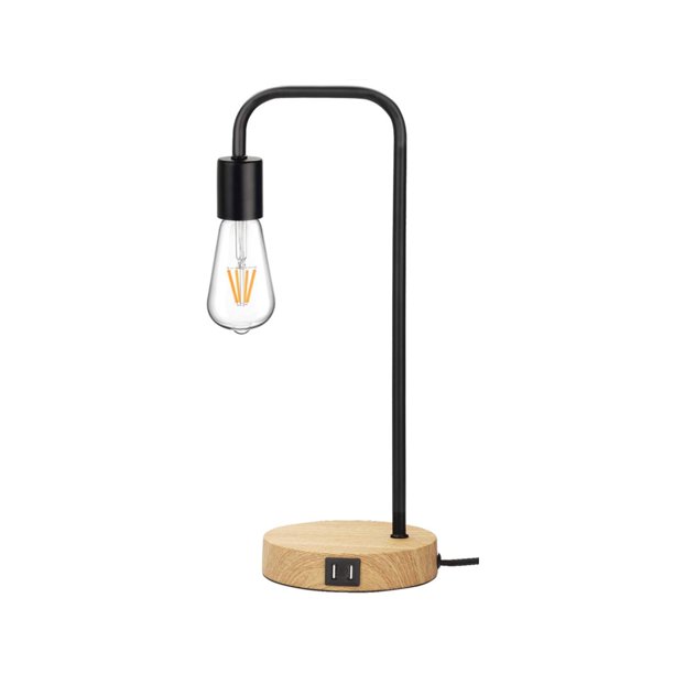 Luz De Mesa Multifuncional Luz Nocturna Iluminación Suave Lámpara De Lectura Junto A La Cama Con 2 Puertos Usb Interruptor Táctil De Brillo De 3 Niveles Compatible Con Bombilla E26 Para Dormitorio sonducket HA026558-01