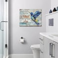 thumbnail image 6 of Farmhouse Hummingbird Wall Art Country Rustic Hummingbird Pictures Wall Decor Motivational Quotes Canvas Prints Painting Modern Home Framed Artwork for Bedroom Bathroom Living Room 16"x12", 6 of 6