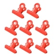 thumbnail image 1 of 8 Pcs Pinces pour Reliure Queue Ronde Conception de Sécurité Pinces Métalliques Force de Serrage Stable Pinces Couleur Fraîche Macaron Résistantes à la Rouille Fournitures de Bureau et d'École, 1 of 8