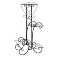thumbnail image 1 of Estante para plantas Jadeshay soporte decorativo de metal 4 niveles negro, 1 of 8