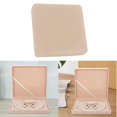 thumbnail image 4 of Velvet Gift Box Display Case for Pearl Displaying Tray Necklace Beige Inner circle, 4 of 9