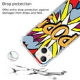 thumbnail image 3 of Pop Art Case Compatible with iPhone 13,Aesthetic Art Design TPU Bumper Bumper Cover Case, 3 of 6