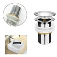 thumbnail image 2 of DJN Home & Garden Basin Up Waste For Basin 1 Standard-G Waste Basin For -Plated Without DrainS Overflow Overflow Copper Without DrainS Automatic Tools & Home Improvement, 2 of 6