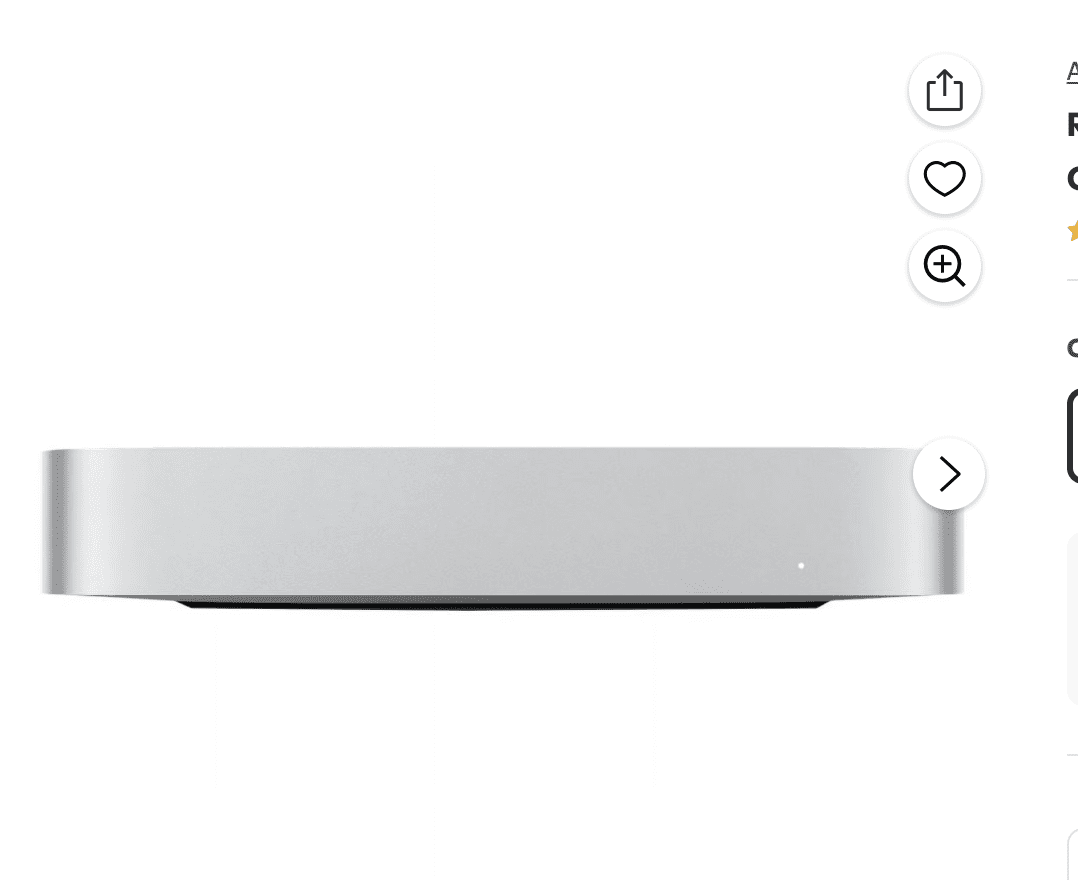 Apple 2023 Mac Mini Desktop M2 8GB - rated 4.4 stars from 25 reviews