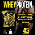 thumbnail image 2 of Kit Whey Proteína Bolsa 3kg + 1kg Bote Creatina 43 Supps, 2 of 5