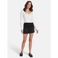 thumbnail image 2 of Madden NYC Women's Fray Mini Skirt, Sizes XXS-XXL, 2 of 5