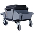 thumbnail image 3 of Heavy Duty Gray Rolling Creeper Stool with 330lbs Load Capability Garage & Home Workshop Storage - Practical & Stable, 3 of 11