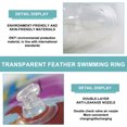 thumbnail image 3 of Inflatable Feather Swimming Ring Children Swimming Ring Beach Water Party Pool Toy, 3 of 5