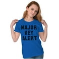 thumbnail image 4 of Major Key Alert Rap Entrepreneur Womens Slim Fit Graphic Tee Brisco Brands M, 4 of 5
