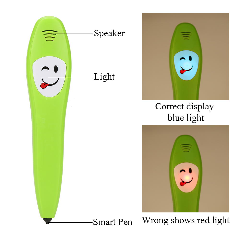 Peahefy Electric Pen, English Learning Toy,Electronic Reading Pen with