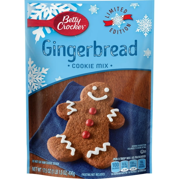 Betty Crocker Gingerbread Pouch Cookie Mix, 17.5 Oz