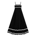 thumbnail image 6 of YuXingFu Wedding Guest Dresses for Women Maxi Crew Neck Plus Size Womens Dress Sleeveless for Beach Long Casual Summer Black XXL, 6 of 6