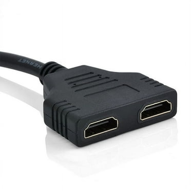 2 Port HDMI Splitter 1080P 1x2 HDTV Switch Switcher 1 In To 2 Out Dual Disp R2Y3 F9H8