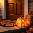 thumbnail image 6 of Halloween LED Pumpkin Lantern with Dancing Skeleton Cutouts Light Projecting Jack O Lantern Ornament For Indoor Outdoor Party Yard Decor, 6 of 7