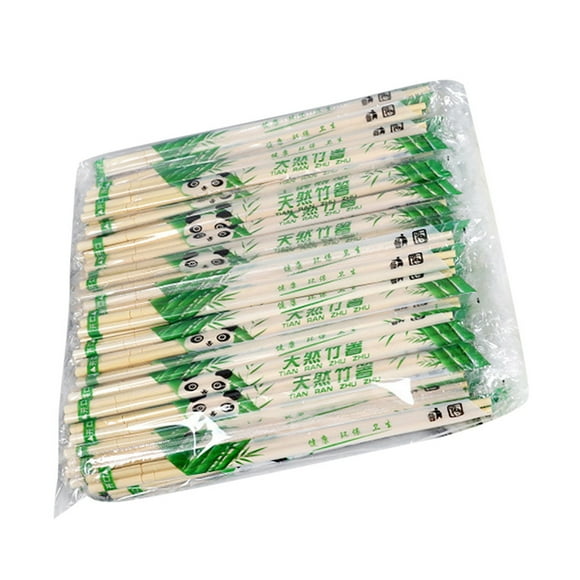 Piwvid Disposable Chopsticks (100 Pack) - Wooden Chopsticks - Bamboo Chopsticks - Chopsticks Pack Utensils - Separated & Wrapped - Chopsticks for Chinese Food, Takeout & Delivery
