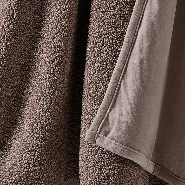 Amari Teddy Luxe Faux Fur Throw 60x70 inch Purple Walmart
