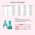 thumbnail image 5 of inlzdz Kids Girls Jazz Latin Hip Hop Dance Outfit Long Sleeve Metallic Shiny Hoodie Crop Top Vest with Skirt Set Light Green 10, 5 of 5