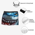 thumbnail image 3 of Vsdgher Cartoon Cute Shark Pattern Men's Boxer Brief Underwear,Soft Funny Underwear for Men-Medium, 3 of 5