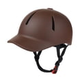 thumbnail image 2 of Casco ecuestre ajustable, transpirable, ligero y cómodo. café talla M, 2 of 8