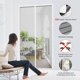 thumbnail image 4 of Magnetic Mosquito Net Door 90x210cm Fly Screen Adhesive Strip Self-Closing Ultra Fine Mesh Easy Tool-Free Installation for Children and Pets, White, 4 of 4