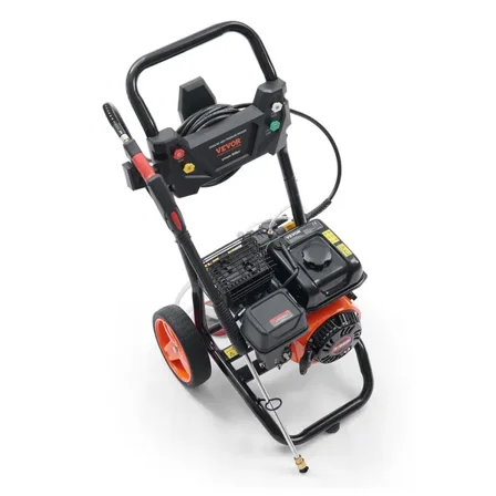 3600 PSI 2.6 GPM Gas Pressure Washer with Copper Pump 5 Quick Connect Nozzles for Car Home Driveway Cleaning