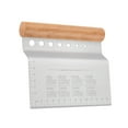 thumbnail image 3 of Raspador de banco Yuarrent 8 orificios para picadora de Acero inoxidable 1pc, 3 of 6