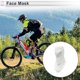 thumbnail image 2 of Ofertas Únicas Toalla triangular de medio paquete Escudo facial UV Filtro de poliéster Máscara de gaiter para cuello multipropósito Protección solar Transpirable Blanca 1 pieza, 2 of 6