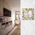 thumbnail image 5 of Yayeee Rocker Switch Wall Plate 2-Gang 4.7"x4.6" Home Decorative Outlet Cover, Citrus Fruits, 5 of 6