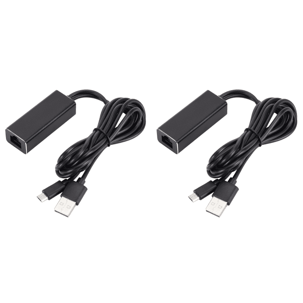 Adaptador Alimentación Micro USB A RJ45 100M para Tarjeta Red Chromecast/TV Stick