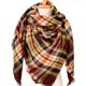 thumbnail image 1 of Bufanda de otoño invierno para mujer con borlas clásicas a cuadros de tartán cálido suave y grueso manta grande abrigo chal bufandas, 1 of 5