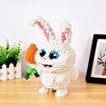thumbnail image 5 of 5200pcs Animal Building Blocks, Rabbit With Carrot Set, Building Blocks Toys For Adults, DIY 3D Building Kits, 5 of 5