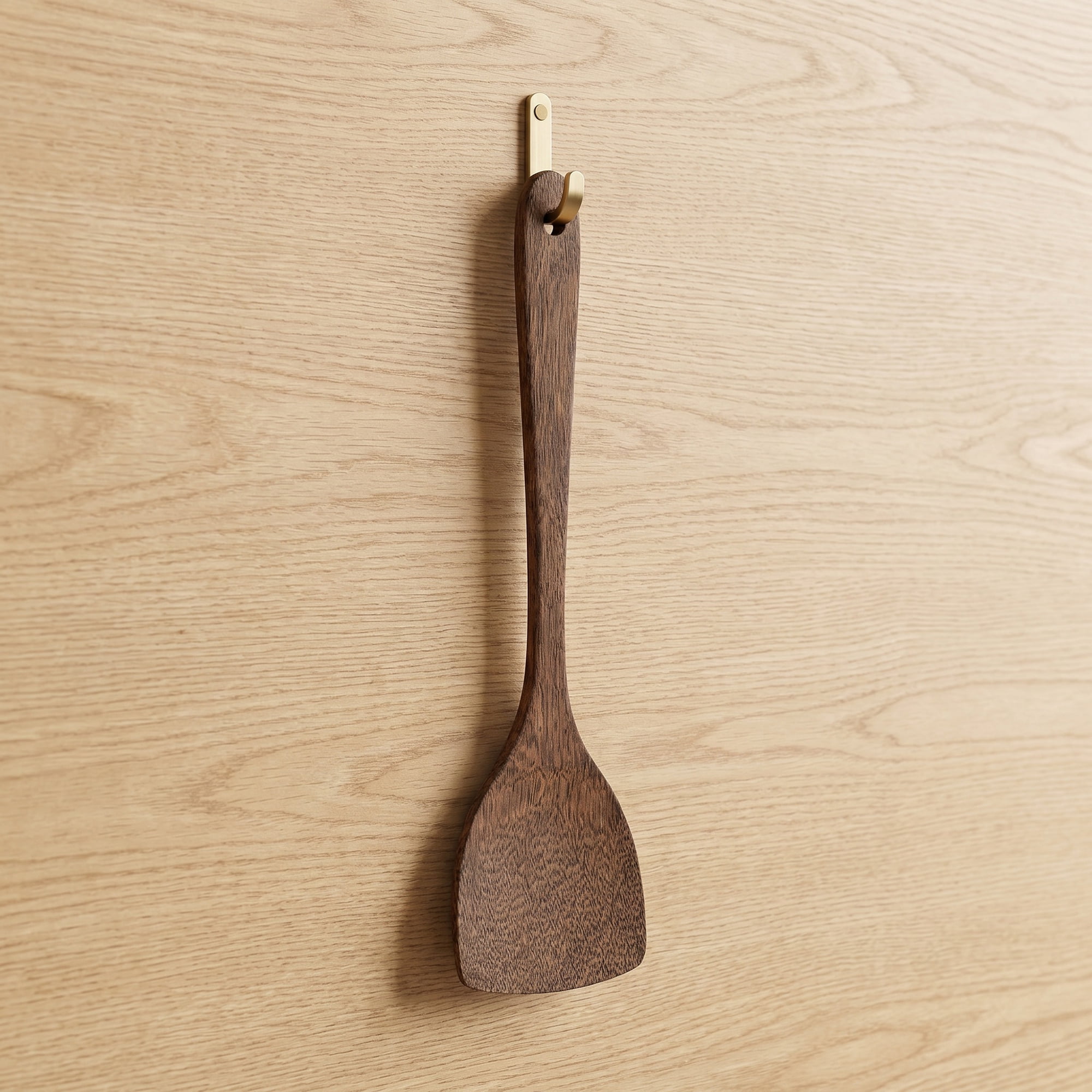 Unique Bargains Kitchen Utensil Heat-Resistant Cooking Tool for Flipping Brown 13.4x3.5 in