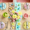 thumbnail image 5 of Tutuviw 20 Pcs 9" Scalloped Paper Plates with Gold Border, Disposable Plates Decorative Scalloped Plates, Dinnerware Mint Gold Rim, Cake Dessert Paper Plates for Party Supplies (Yellow), 5 of 8