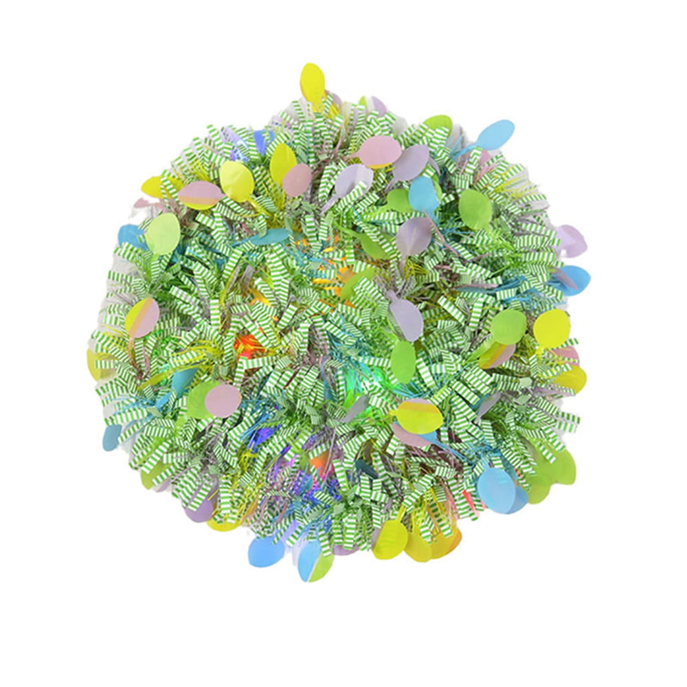 Easter Tinsel Garlands Colorful Fringe Garlands Metallic Festooning