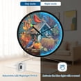 thumbnail image 5 of Voice Activated Clock with Glow Light 12 Inch Large Silent Wall Clock Battery Operated for Home Decor Birdhouse and Colorful Birds, 5 of 8
