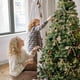 thumbnail image 4 of Adornos navideños, adornos navideños, regalos navideños, 36 piezas de lazos de terciopelo para árbol de Navidad, decoración de corona, lazo de terciopelo, 4 of 6