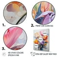thumbnail image 3 of Designart "Colorful Tulip Array I" Tulips Wall Decor, 3 of 7