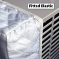 thumbnail image 2 of Indoor Window AC Covers by ALPINE HARDWARE - Double Insulation Air Conditioner Cover (White, 25" x 16" x 3.5"), 2 of 5