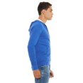 thumbnail image 2 of Bella + Canvas Unisex Triblend Full-Zip Lightweight Hoodie, 2 of 3
