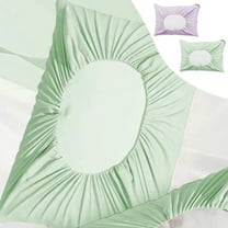 InsCrazy Disposable Queen Size Pillowcases Set of 2, Pillow Covers for Travel Business Trip Train Hotel Bed Household Pillow Case 20 X 30inches