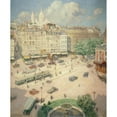 thumbnail image 2 of Lucien Lièvre 20x24 Gold Ornate Framed and Double Matted Museum Art Print Titled - Place Pigalle (1932), 2 of 4
