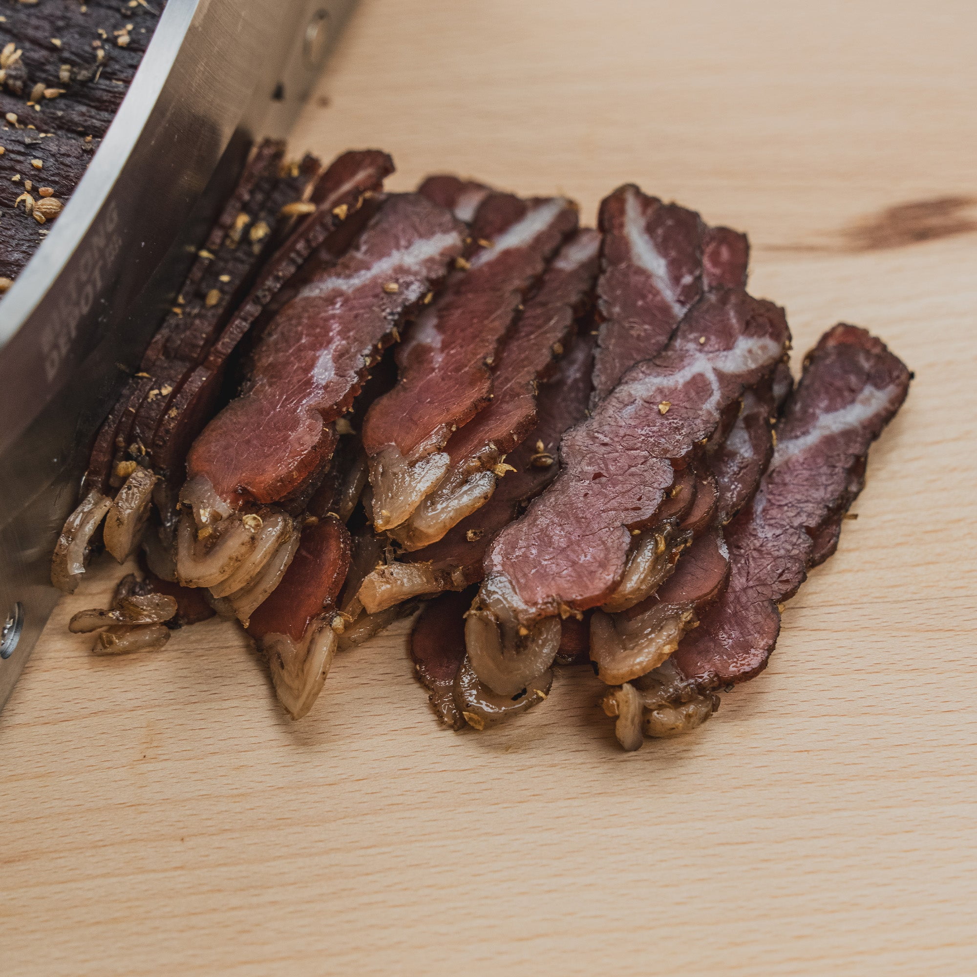 Biltong Depot Original Steak Slab with Fat (8oz): High Protein Snack, No Sugar, Natural Dried Beef Jerky
