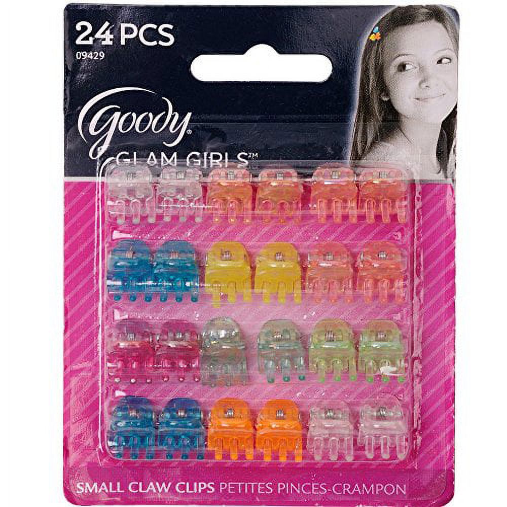 Goody Styling Essentials Girls Claw Clips Mini 24 Count - image 2 of 2