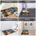 thumbnail image 3 of Starry Night Guitar Dog Front Door Mat, Indoor Mats for Bedroom Bathroom Kitchen, Floor Mat Non-Slip, Soft Carpet Floor Cover Machine Washable Entryway Mat - 20x31.5in, 3 of 5