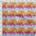 thumbnail image 4 of oneOone Cotton Silk Orange Fabric Abstract Sewing Material Print Fabric By The Yard 42 Inch Wide, 4 of 5